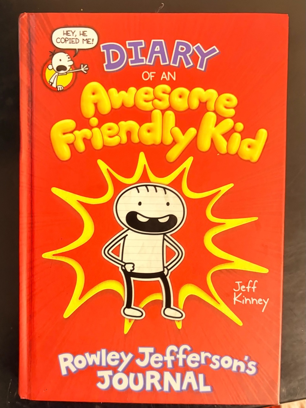 Diary of an Awesome Friendly Kid: Rowley Jefferson's Journal – Red Paperback by